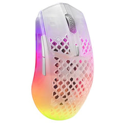 SteelSeries Aerox 3 Wireless Gen 2 - Ultralight 68g Gaming Mouse, 4K Polling, 26K DPI Optical Sensor, 200 Hours Battery Life, IP54, 80 Million Clicks, RGB, Pure PTFE Gliding Feet, Shadow