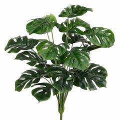 GARDEN GYANI Artificial Areca Palm Plant with Black Pot – 145 cm Tall Faux Tropical Decorative Plant with 35 Leaves for Home, Office & Living Room Décor