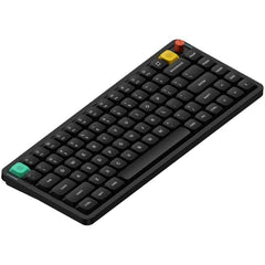 nuphy Air75 V3 Hot Swappable Wireless Mechanical Keyboard, 84 Keys 75% Custom Low Profile Keyboard with Knob, RGB Backlit, Gasket Mounted, Support Bluetooth/2.4GHz/USB-C,White-Red Nano