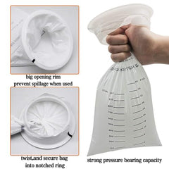 10 Pcs Vomit Bags for Travel, Car and Home | Leak-resistant bags provide convenient cleanup during travel or illness and are suitable for adults and children
