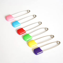 SYGA 12 Pcs Safety Pins Adjustable Pin Women Trousers Pearl Collar Multipurpose Buckle Garment Apparel Accessories - Multi Color