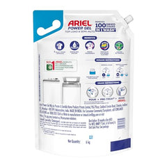Ariel Power Gel Liquid Detergent for Top Load & Semi Auto – 6kg | Removes 100 Dried Stains in 1 Wash | Faster Dissolving | Long-Lasting Fragrance | Color Protection | At the price of Powders