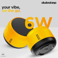 Dubstep Pop 600 Wireless Speaker, 15 Hrs Playtime, 52mm Driver, TWS Pairing, 6W Output Bluetooth Speakers (Grey)