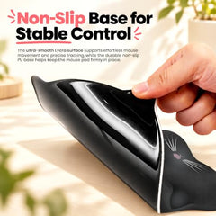 TECPHILE Mouse Pad Wrist Support with Massage Design, Ergonomic Dog Paw Mouse Mat, Pain Relief Memory Foam, Anti-Slip PU Base, Cushion Mousepad Wrist Rest for Gaming, Home, Office, Laptop, Computer