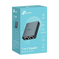 TP-Link EH210 1 to 2 Gigabit Ethernet Splitter Network Switch,1000Mbps High-Speed, Plug and Play, LAN RJ45 Internet Splitter with USB Cable for Router,Laptop/PC,TV,Xbox