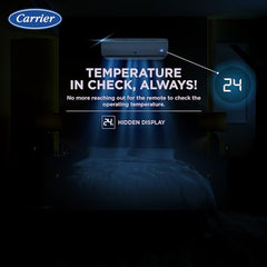 Carrier 1.5 Ton 5 Star AI Flexicool Inverter Split AC (Copper, Convertible 6-in-1 Cooling,Dual Filtration with HD & PM 2.5 Filter, Auto Cleanser, ESTER Exi, CAI18ES5R34F0,White)