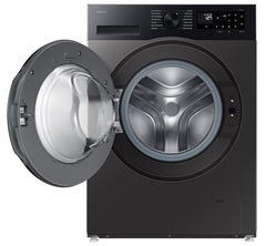 Samsung Smart Choice 12 kg, 5star, AI Ecobubble, Super Speed, Wi-Fi, Hygiene Steam with Inbuilt Heater, Digital Inverter, Fully-Automatic Front Load Washing Machine (WW12DG5B24AXTL, Inox)