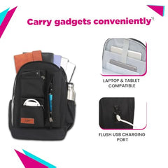 Skybags NEXUS LAPTOP BACKPACK (E) BLACK