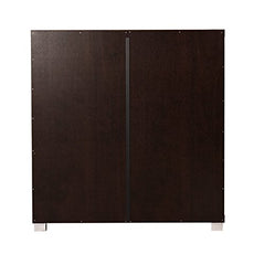 DeckUp Uniti Engineered Wood Book Shelf and Display Unit (Dark Wenge, Matte Finish)