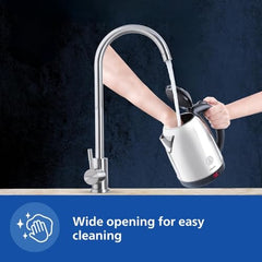 Philips HD9373/00 1.5L Capacity | 25% thicker body for longer life, triple safe auto cut off
