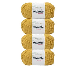 WOAFASHIONS - World of Arts Impulse Hand Knitting & Crochet Yarn, Premium Acrylic, 4 : Medium (Anchor Grey) (100gms / 3.5oz / 200mtr / 218yds)