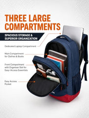 Lunar's Bingo - 48 L Laptop Bags | Laptop backpack for men | Laptop bag 15.6 inch | School bags | College bag for boys | Office backpack for men | Travel backpack with 1 Year Warranty
