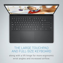 Dell 15, Intel Core i3 13th Gen - 1305U, 16 GB:DDR4 RAM, 512GB, FHD 15.6"/39.6 cm Narrow Border Display, Windows 11, Office H&S 2024, Carbon Grey, Intel UHD Graphics, 1.66 Kg Thin & Light Laptop