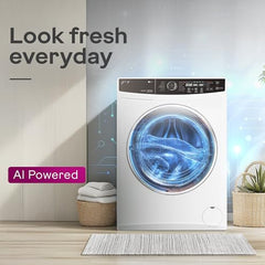 Godrej 9 Kg 5 Star with 5 Years Comprehensive Warranty, Steam Wash, Digi Inverter Motor, 1400 RPM Spin Motor, Fully Automatic Front Load Washing Machine (WFEON ZUS 9014 5.0 IDCRM GLWH, Glacial White)