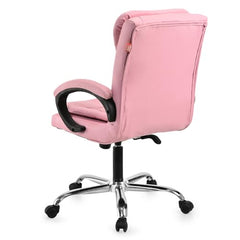GOYALSON Mesh Back Revolving Chair for Office Home Swivel Desk Chair with Comfortable Seating & Wheels (1, Brown, Standard)