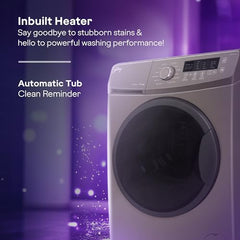 Godrej 9 Kg 5 Star with 5 Years Comprehensive Warranty, Steam Wash, Digi Inverter Motor, 1400 RPM Spin Motor, Fully Automatic Front Load Washing Machine (WFEON ZUS 9014 5.0 IDCRM GLWH, Glacial White)