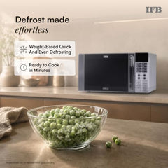 IFB 28 L Air Fry Convection Microwave with 5 in 1 Versatility Bake, Grill, Roast, Reheat, Combi-Cook Mode, Paneer/Ghee Modes, 300 Auto Cook Menus (28SC5, Silver, Auto Defrost,10 Power Levels)