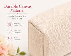 DRUDRAYA Canvas Charger Pouch | Printed Storage Zipper Bag (Pack of 1)