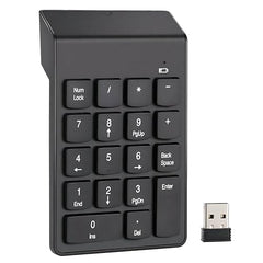 SMARTTECH USB Wired Numeric Keypad, Portable Number Pad with 18 Keys, Plug & Play External Numpad for Laptop PC Computer, Slim Compact Design for Office Accounting Data Entry Windows Mac
