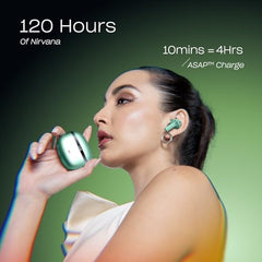 boAt 2026 Launch Nirvana Ion TWS Earbuds (Lunar Black) | Massive 120 Hours Playtime, Quad Mics ENx™ Tech, Multipoint Connectivity, In-Ear Detection, Dual EQ Modes, and BEAST™ Mode