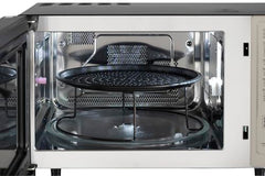 LG 28 L Charcoal Convection Healthy Microwave Oven with 301 Auto Cook Menu (MJ2887BIUM, Black, Healthy Heart Recipes, Diet Fry, 360° Motorised Rotisserie & 10 Years of warranty on Charcoal Heater)