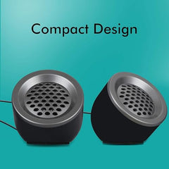 Zebronics Zeb-Pluto 2.0 Multimedia Speaker with Aux Connectivity,USB Powered and Volume Control
