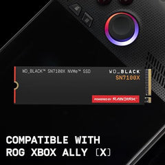 WD_Black 2TB SN7100X NVMe SSD - Built for ROG Xbox Ally (X) & PC, Read Speeds Up to 7,250MB/s, Internal Solid State Drive, Officially Licensed for ROG Xbox Ally (X) Gaming - WDBELH0020BBK-WRSN