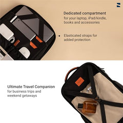 scarters Terminal T2 Backpack 24L, Fits 15.6" Laptop (Black)