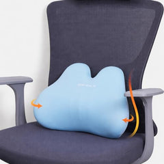 Grin Health Mini Back Support Cushion for Lumbar Support & Back Pain Relief, Backrest for Car Seat, Lower Back Cushion for Office Chair, Driving, Travel Backrest Pillow