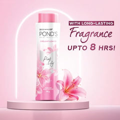 POND'S Dreamflower Floral Perfume Powder with Glow-Boosting Vitamin B3| Crafted with Superfine Minerals for Smooth Texture| Mesmerizing Long-Lasting Floral Fragrance of Pink Lily,200g