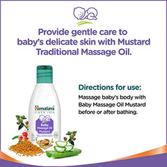 Himalaya Baby Massage Oil 200ml | All-round growth | Strong Bones & Muscles | Ashwagandha, Country Mallow & Aloe Vera | No.1 Dr. Recommended Brand| Vitamin E | 99% NOI | Mineral oil free