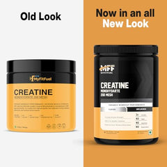 MyFitFuel Micronized Creatine Monohydrate (200 Mesh - Easily Absorbed by Body) | 400 gm, (Natural)