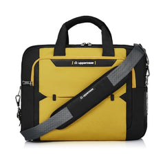 uppercase Alphatech Pro 02 Padded 15.6" Laptop & iPad Compartment Messenger Bag with Trolley Sleeve Quick Access Pockets Detachable Shoulder Strap Office Bag for Men & Women Blue - 19 L