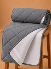 Mattress Protector King Size Waterproof Quilted Mattress Topper Cover with Elastic Corner Straps, Breathable Soft Non-Woven Back, Machine Washable Mattress Pad (72 x 78 Inch,), Grey