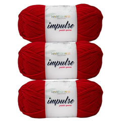 WOAFASHIONS - World of Arts Impulse Hand Knitting & Crochet Yarn, Premium Acrylic, 4 : Medium (Anchor Grey) (100gms / 3.5oz / 200mtr / 218yds)