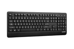 Lenovo USB-A Wireless Keyboard, Reliable Wireless connectivity, Upto 1 Month Battery Life, Spill-Resistant, Durable Keys with up to 10 Million clicks, ROHS Compliant, 0.436Kg, 4Y41U02455, 1Y Warranty
