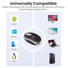 Mouse Auto Clicker Undetectable Plug and Play No Software Needed 48 Clicks Every 5 Seconds Continuous Clicking Ideal for Gaming Compatible with All Operating Systems USB