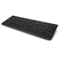 Lenovo 305 USB-C Wired Keyboard & Mouse Combo, Black, Spill-Resistant, Narrow Border, Adjustable Tilt, Full-Size Keyboard & Mouse, Compatible with Laptop, PC, Tablet, USB-C Connectivity Gaming Office