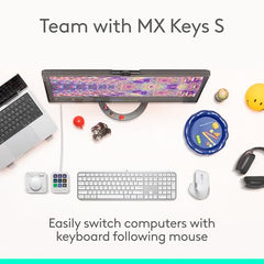 Logitech MX Master 4, Ergonomic Wireless Mouse with Advanced Performance Haptic Feedback, Ultra-Fast Scrolling, USB-C Charging, Bluetooth, Windows, MacOS - Graphite