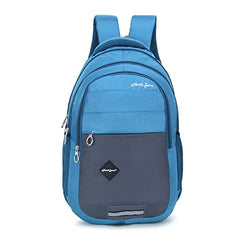 NORTH ZONE Lightweight school bags Backpacks for Boys Girls Stylish men and women Casual Travel Laptop Bag College office (BLACK)