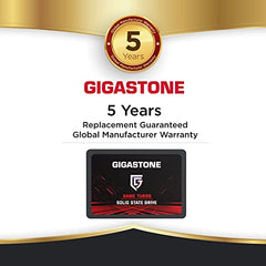 GIGASTONE SATA SSD 128GB (10-Pack) 2.5 inch SSD 520MB/s Upgrade Laptop PC Memory and Storage PS4 HDD Replacement 2.5" Internal Solid State Hard Drives SATA III SLC Cache 3D NAND Game Turbo Performance