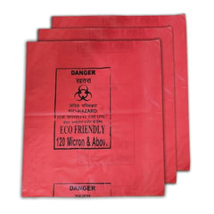 HEAN Bio Hazard Waste Disposal Bags, 20x24 inch, 75 Micron, Bio Medical Garbage Bags (Yellow - 10)