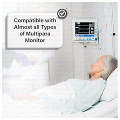 3S Reusable NIBP Cuff Bp Monitor Cuff for Multipara Patient Monitor (Not For Home BP Monitor) (Large Adult(33-47cm))