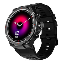 Noise Endeavour 2 (Smartchoice) Rugged Smart Watch – 1.46″ AMOLED Display, Built-in GPS, ABC Sensors, Up to 7-Day Battery, 5ATM Water Resistance, AI, Strava Integration, for iOS & Android (Jet Black)