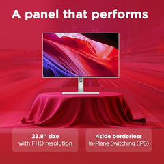 Lenovo L27-4C| 27 Inch (68.58 cm) Ultraslim Monitor, FHD 1920x1080, IPS, 144Hz, 99% sRGB, 1ms, 2x3W Speakers, Dual HDMI, Display Port, Audio Port, AMD FreeSync,Eyesafe, Bezel-Less, VESA Mount, Grey