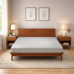 MY ARMOR Waterproof Mattress Protector King Size, 78x72, 6.5x6 feet, Double Bed Protector Sheet Cover, Breathable and Hypoallergenic Ultra Soft Fitted Terry Cotton Feel Fabric, Elastic Skirting, Grey