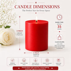 C Lal & Sons Silver Pillar Candle 2x2 Inch | Long Burning Decorative Wax Candle | 20H Burn Time | Unscented Candle for Home Décor, Wedding Decoration, Prayer, Meditation, Festivals & Romantic Ambience