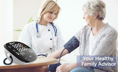 Balson BL-BP-350 Automatic Digital Blood Pressure Monitoring Machine Device for Upper Arm | Large LED Display | Dual User 2×120 Memory | Irregular Heartbeat Detection | One-Touch Operation | Adjustable Cuff 22-42cm | Home BP Machine with 1 Year Warranty