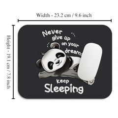 SHERISH Cute Cat (I'm OK) Mouse Pad for PC & Laptop – Waterproof Desk Mat with Funny Cartoon Cat Design, Smooth Cloth Surface & Non-Slip Rubber Base Ideal for Office, Work from Home & Gaming 19x23 cm