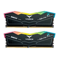 TeamGroup T-Force Delta RGB 2x16GB 6000MHz (6000MT/s) CL38 White 32GB DDR5 RAM Kit, Desktop Gaming Memory, Metal Heatsink, ARGB Sync, ECC, XMP 3.0/EXPO, For Intel/AMD CPU, High Performance Low Latency